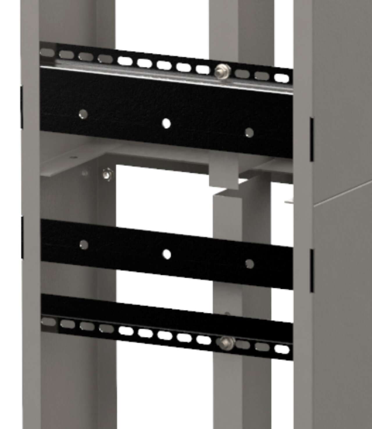 Кронштейн для крепления шин N и PE.