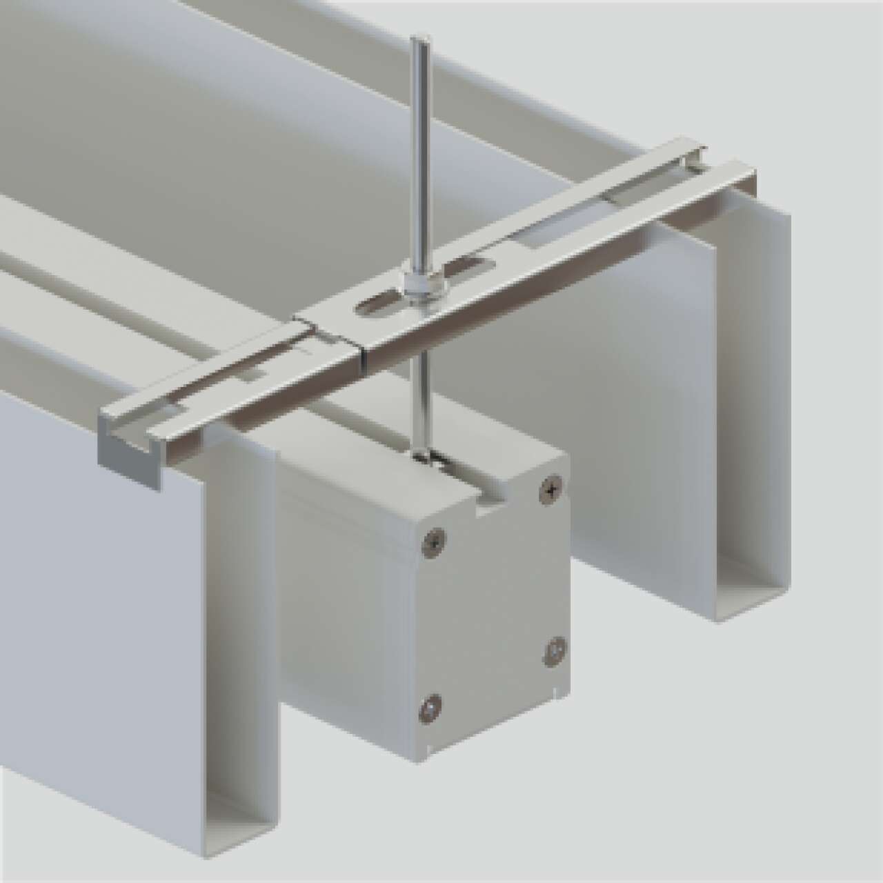 Реечное крепление шириной до 170 мм доступно по индивидульному ТЗ