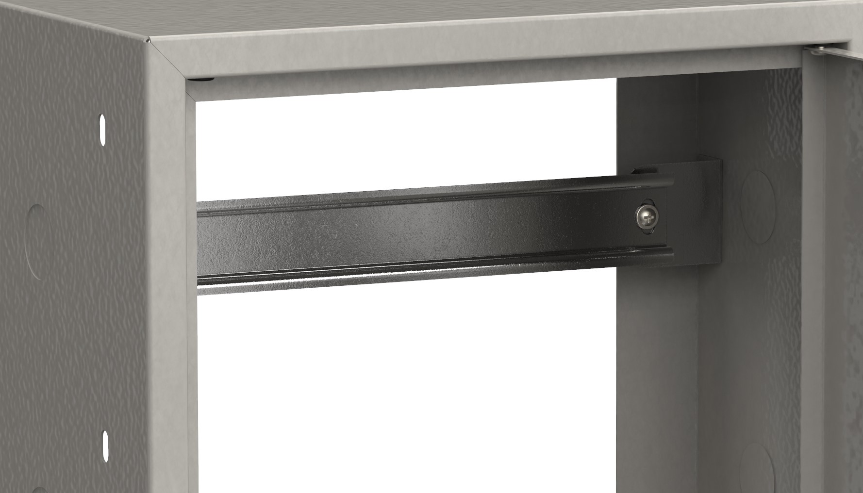 Монтаж счетчика производится на DIN-рейку.