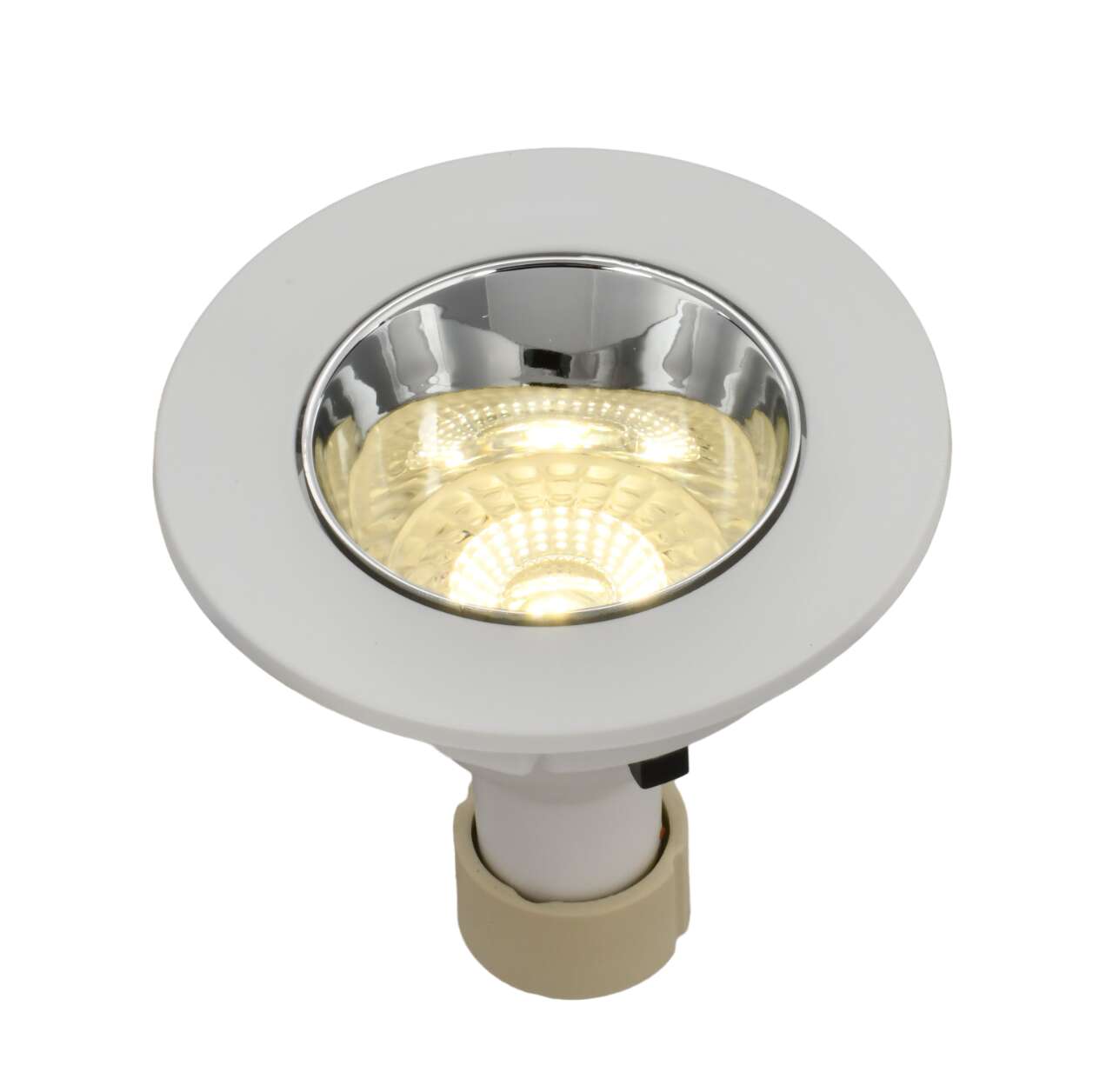 Гладкий внутренний отражатель равномерно распределяет свет