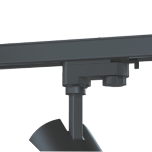 Крепление на трехфазный шинопровод позволяет менять расположение без дополнительных усилий