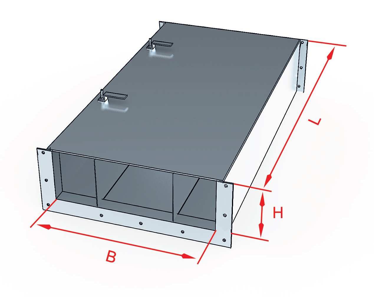 ККБ-3ПО-0,2/0,5-2 Короб трехканальный, плоский ККБ-З ПО купить в ...